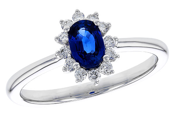 H329-71815: LDS RG .55 SAPPHIRE .71 TGW (6x4MM SAPP)