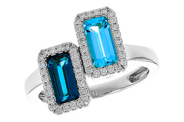 H329-72652: LDS RG 1.68 TW BLUE TOPAZ 1.90 TGW