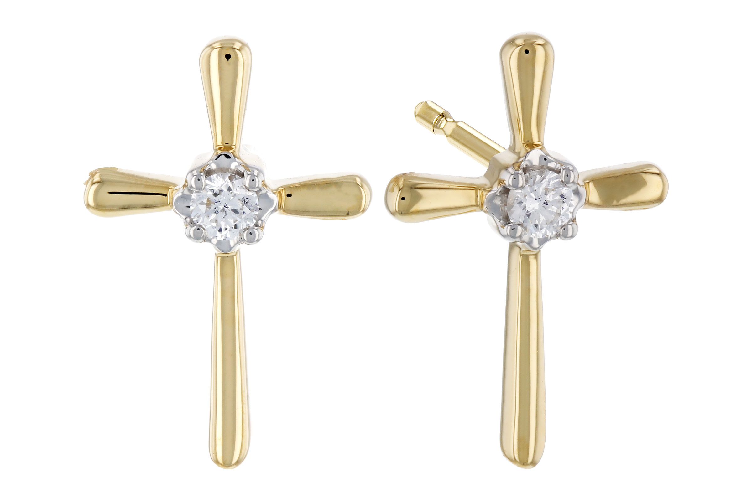 H330-56306: EARRINGS .04 TW