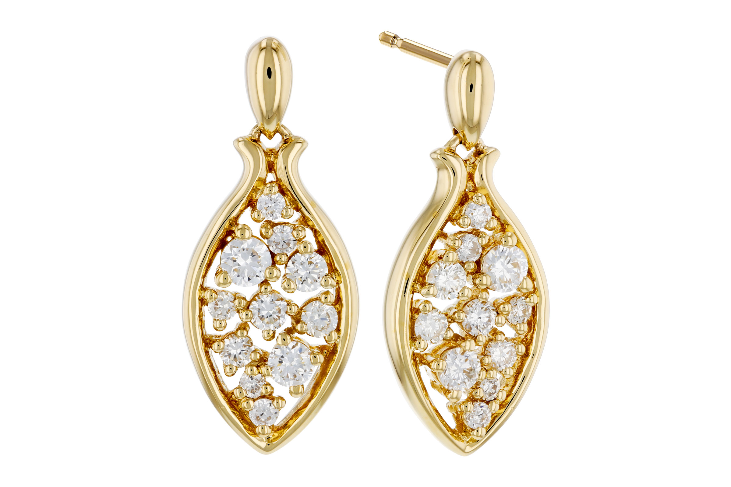 H330-57206: EARRINGS .40 TW