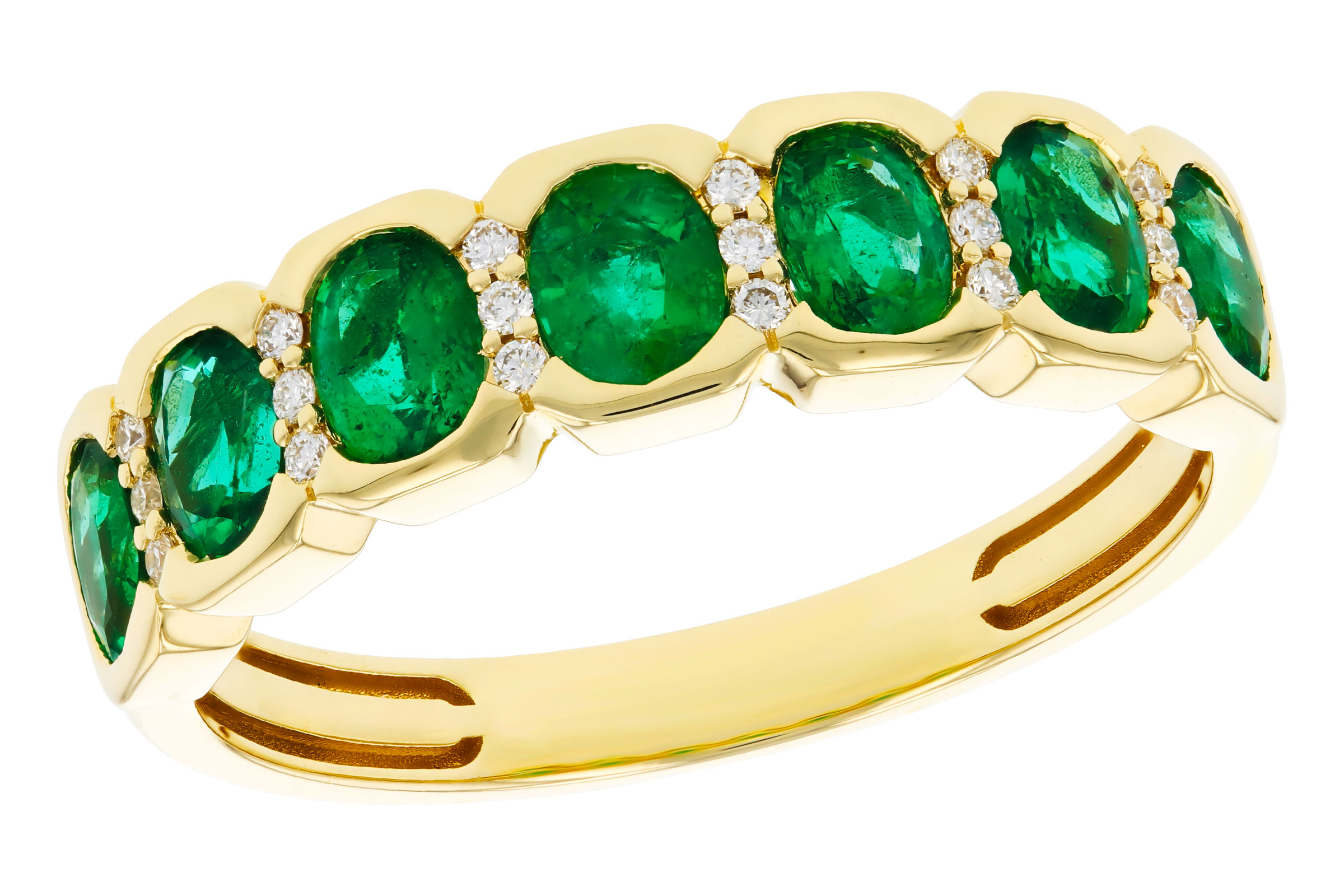 H330-57261: LDS WED RG 1.15 TW EMERALD 1.22 TGW