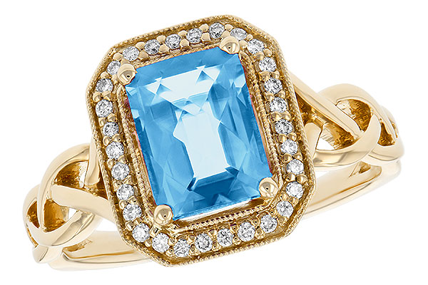 K242-39924: LDS RG 1.77 BLUE TOPAZ 1.88 TGW