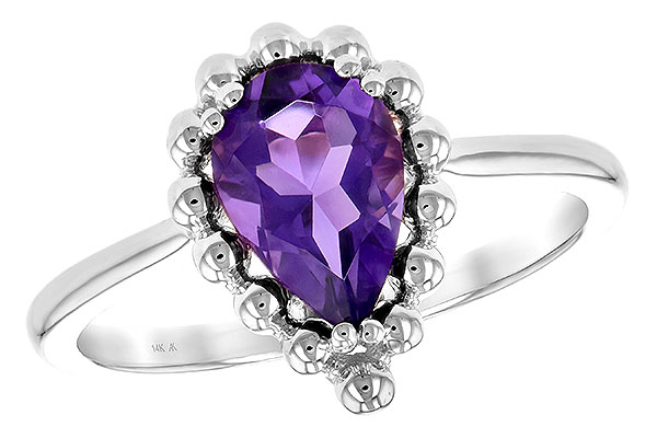 K244-22706: LDS RING 1.06 CT AMETHYST