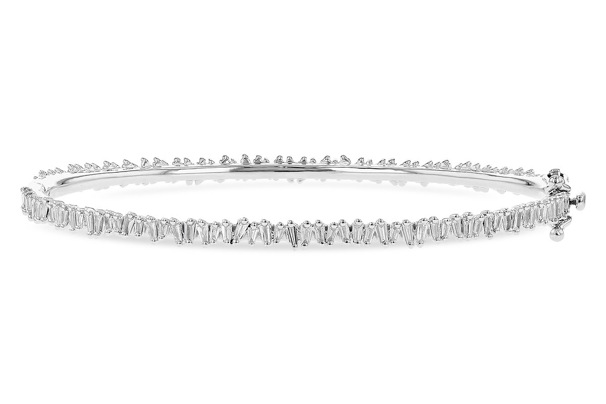 K327-83597: BANGLE .75 TW BAGUETTE DIAS