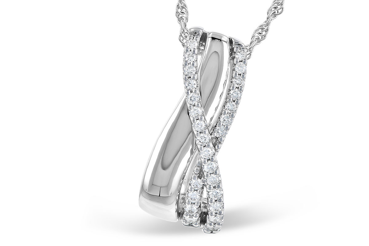 K327-84515: NECKLACE .26 TW