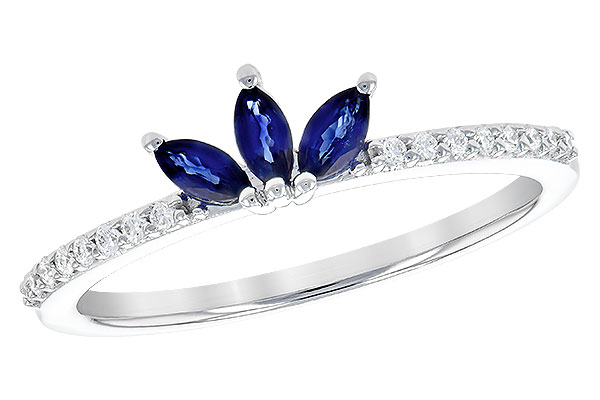 K327-87242: LDS WED RG .28 TW SAPP .36 TGW