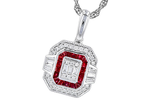 K328-73561: NECK .29 TW RUBY .48 TGW