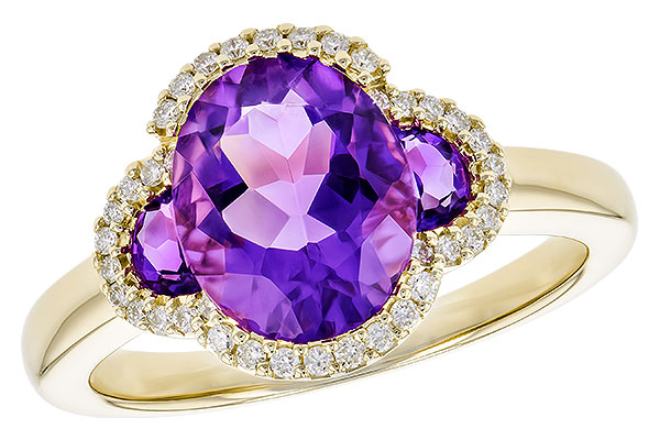 K328-74479: LDS RG 2.44 TW AMETHYST 2.60 TGW