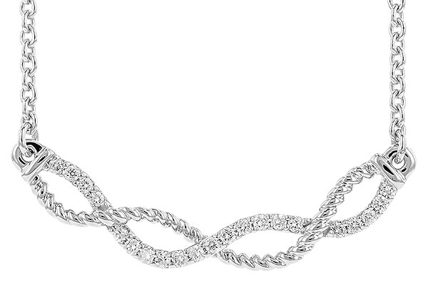 K328-74506: NECKLACE .12 TW (18")