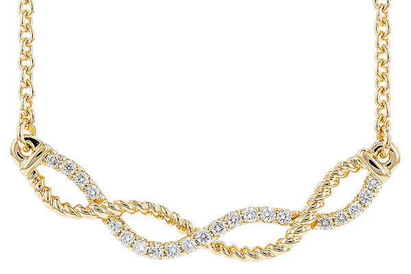 K328-74506: NECKLACE .12 TW (18")