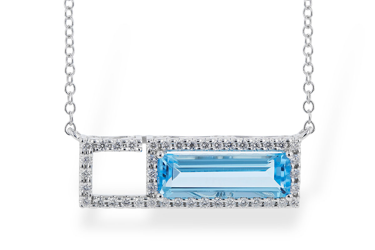 K328-75397: NECK 1.44 BLUE TOPAZ 1.60 TGW