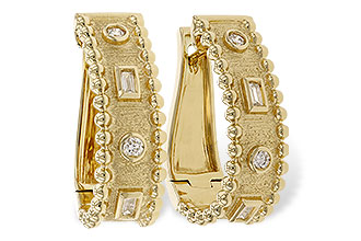 K328-79961: EARRINGS .09 BAG .18 TW