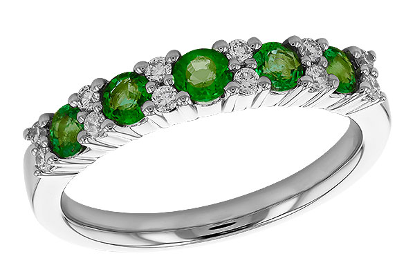 K328-80888: LDS WED RG .55 EMERALD .72 TGW