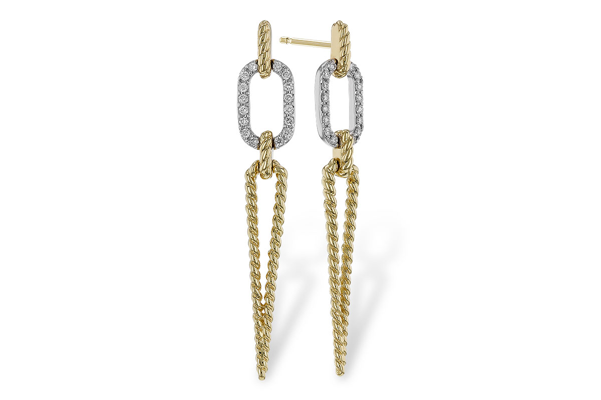 K329-66315: EARRINGS .20 TW