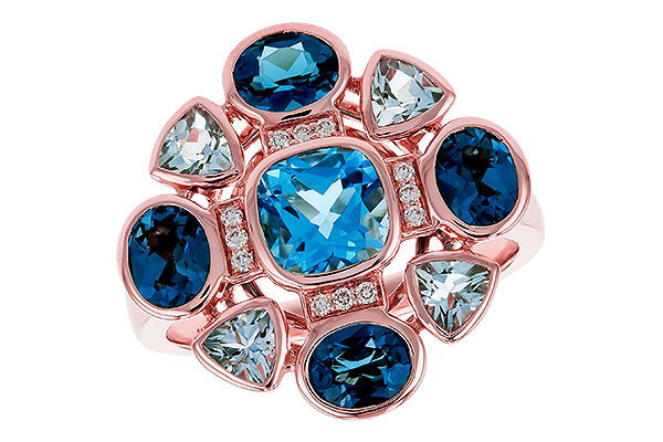 K329-67197: LDS RG 3.19 TW BLUE TOPAZ 3.25 TGW