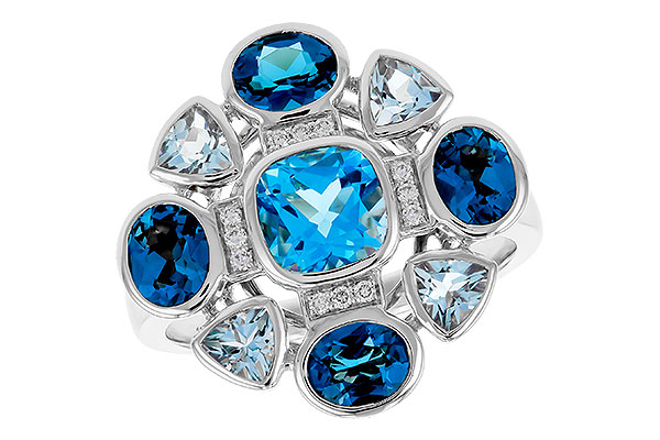 K329-67197: LDS RG 3.19 TW BLUE TOPAZ 3.25 TGW