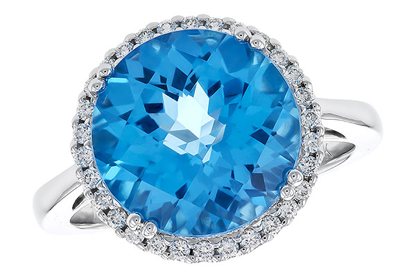 K329-67242: LDS RG 7.20 BLUE TOPAZ 7.42 TGW