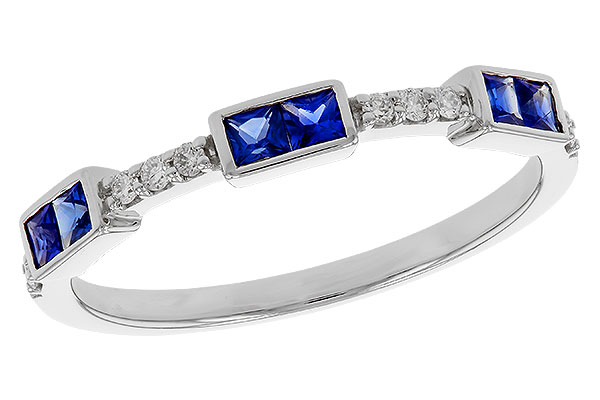 K329-68179: LDS WED RG .36 SAPPHIRE .43 TGW