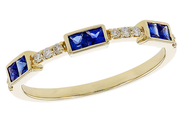 K329-68179: LDS WED RG .36 SAPPHIRE .43 TGW