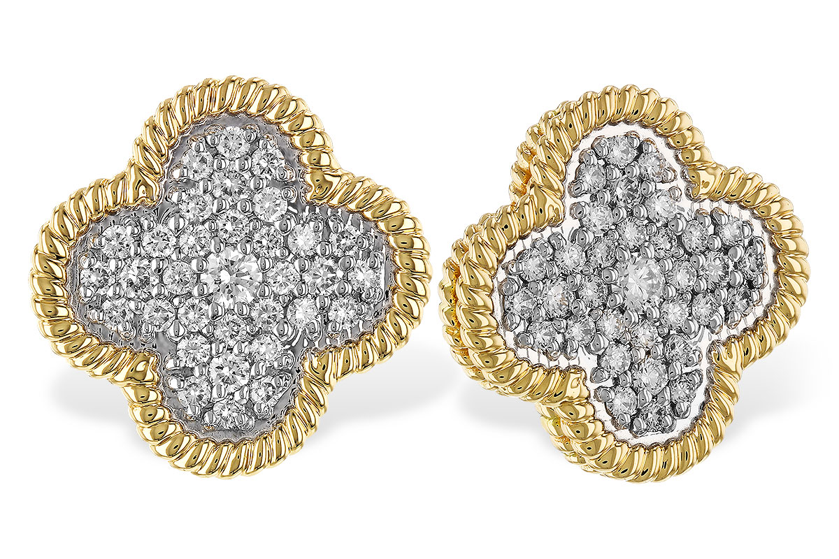 K329-69061: EARRINGS .50 TW