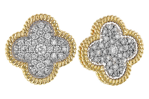 K329-69061: EARRINGS .50 TW