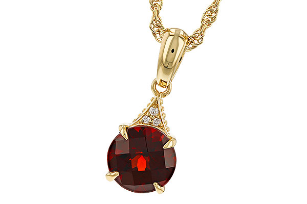 K329-70842: NECK 1.46 GARNET 1.47 TGW (7MM RD)