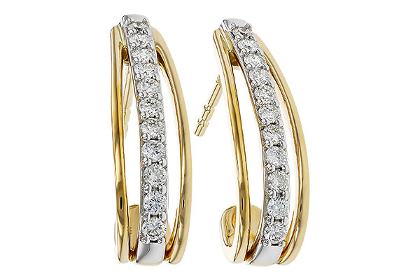 K329-71733: EARRINGS .40 TW