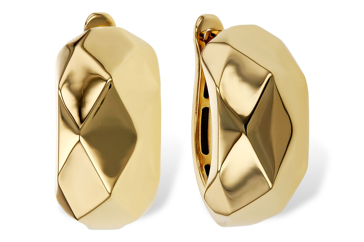 K329-71815: GOLD EARRINGS (18MM)