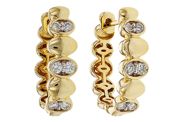 K329-72715: EARRINGS .36 TW