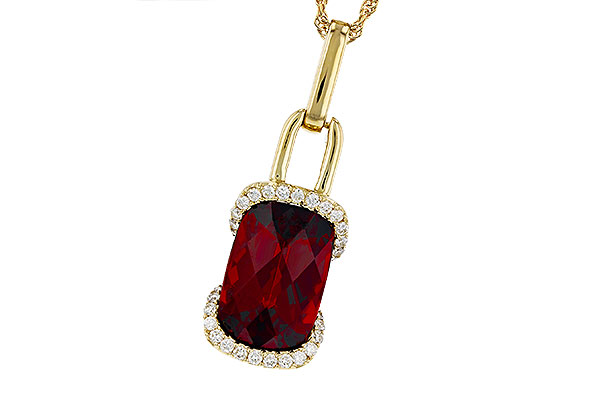 K330-55397: NECK 4.30 GARNET 4.45 TGW (12x8MM GAR)