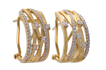 L240-55406: EARRINGS .41 TW