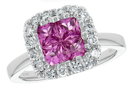L241-51733: LDS RG .50 PINK SAPP .68 TGW