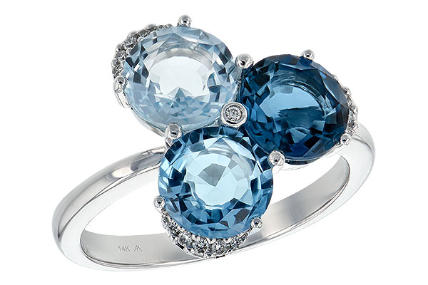 L244-19997: LDS RG 4.02 BLUE TOPAZ 4.07 TGW