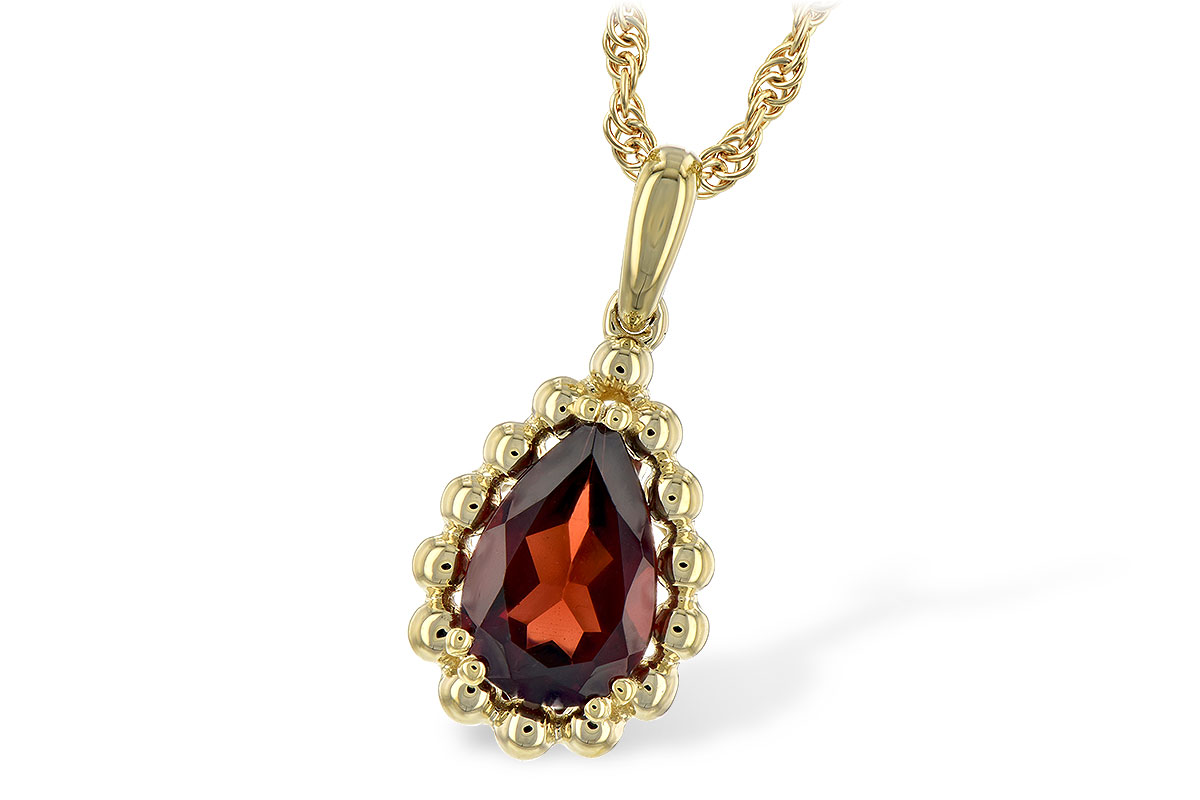 L244-22715: NECKLACE 1.38 CT GARNET