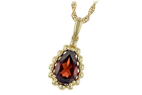 L244-22715: NECKLACE 1.38 CT GARNET