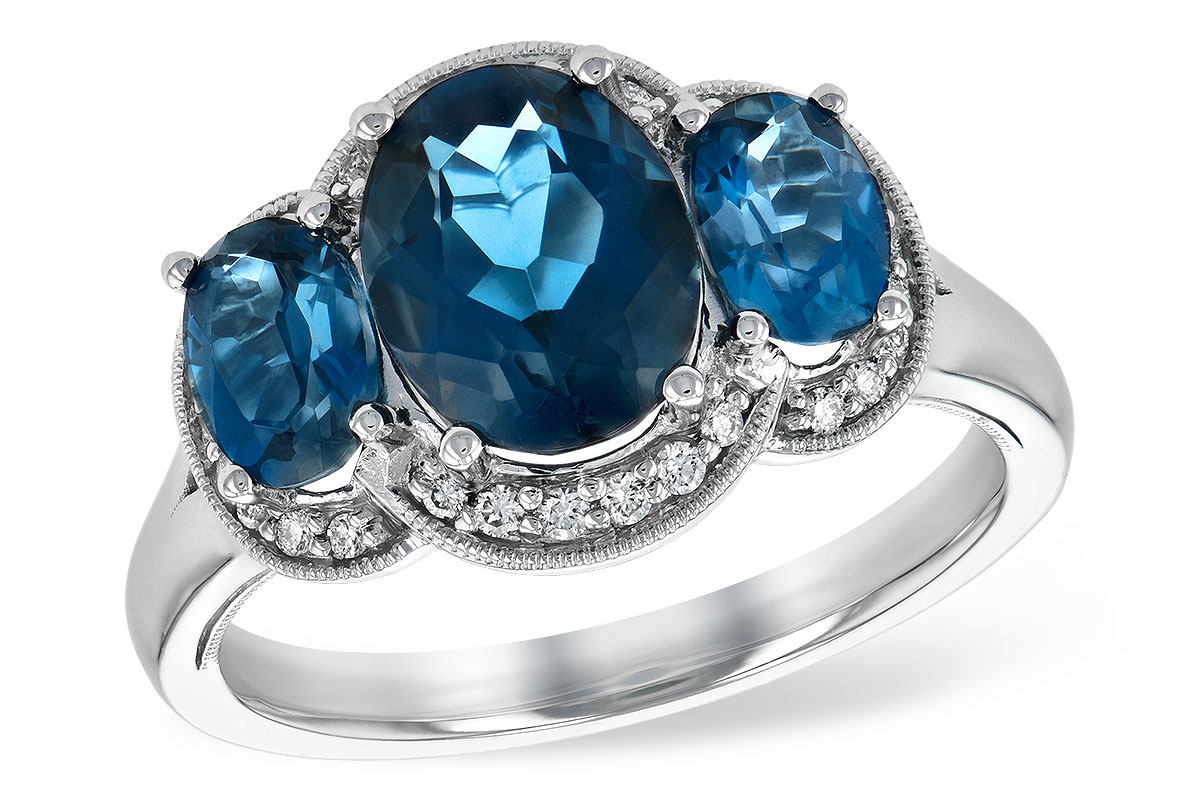 L244-25388: LDS RG 4.20 BLUE TOPAZ 4.33 TGW