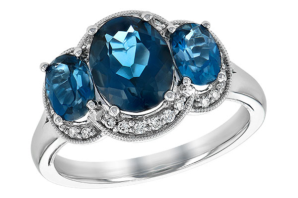 L244-25388: LDS RG 4.20 BLUE TOPAZ 4.33 TGW