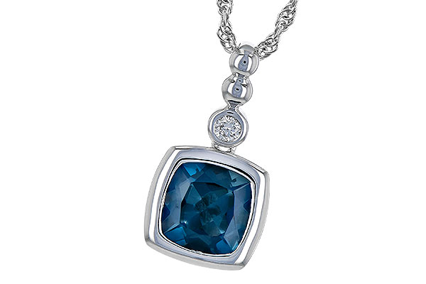 L245-12651: NECK 1.50 LONDON BLUE TOPAZ 1.54 TGW