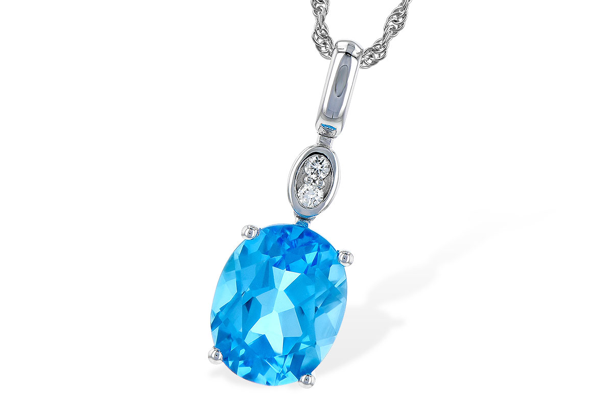 L245-17270: NECK 2.84 BLUE TOPAZ 2.87 TGW (10x8MM BT)