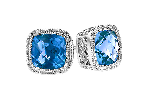 L327-83551: EARR 2.20 TW BLUE TOPAZ