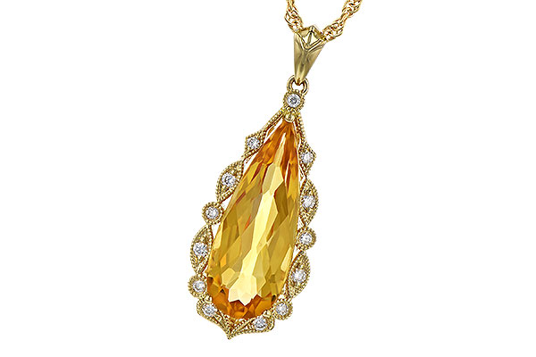 L327-85397: NECK 3.38 CITRINE 3.50 TGW