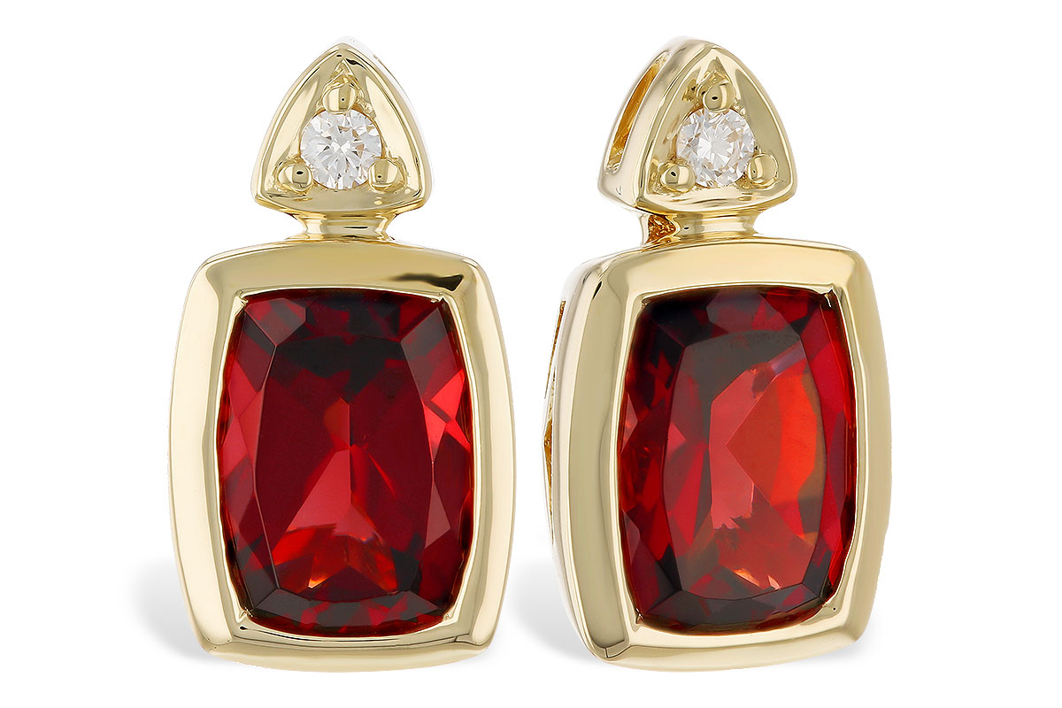 L328-77251: EARR 1.90 TW GARNET 1.94 TGW (7x5MM GAR)