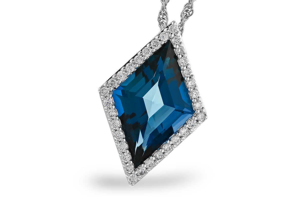 L328-79979: NECK 3.04 LONDON BLUE TOPAZ 3.20 TGW