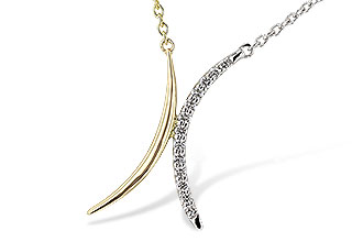L329-64488: NECKLACE .14 TW (18")