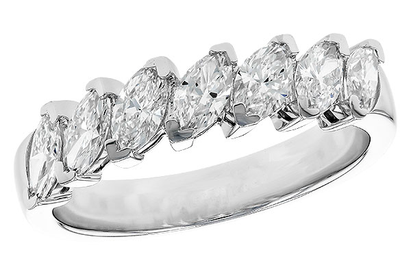 L329-64506: LDS DIA WED RG 1.00 TW (7 MARQUISE)
