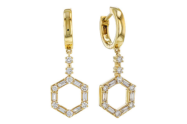 L329-65388: EARRINGS .23 BAG .60 TW