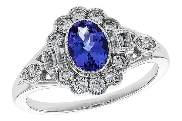 L329-65424: LDS RG .80 TANZANITE 1.20 TGW (7x5MM OV)