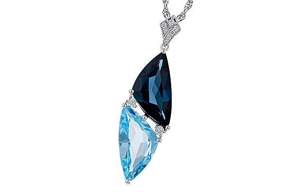 L329-66324: NECK 6.87 BLUE TOPAZ 6.97 TGW