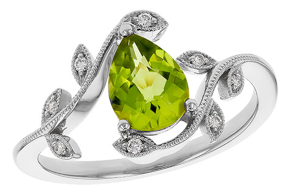 L329-66342: LDS RG 1.16 PERIDOT 1.22 TGW (8x6MM PER)