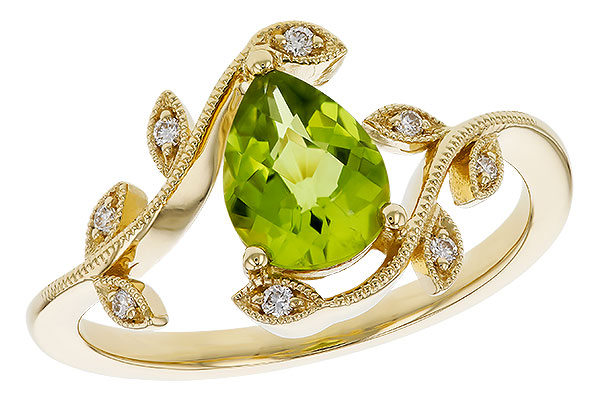 L329-66342: LDS RG 1.16 PERIDOT 1.22 TGW (8x6MM PER)